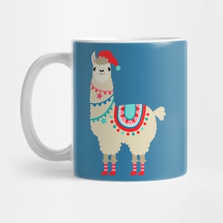 Christmas llama Mug